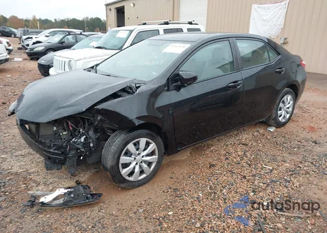 2015 Toyota Corolla Le z USA, uszkodzony, nr VIN 2T1BURHE8FC272960